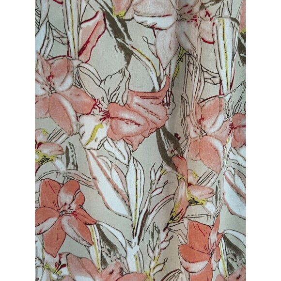 Lord & Taylor Context Pink Floral Sleeveless Round Neck Blouse Size 3X - Picture 3 of 8